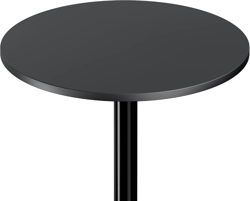 Winsome Obsidion Round Tall Pub Table, Black, 40"