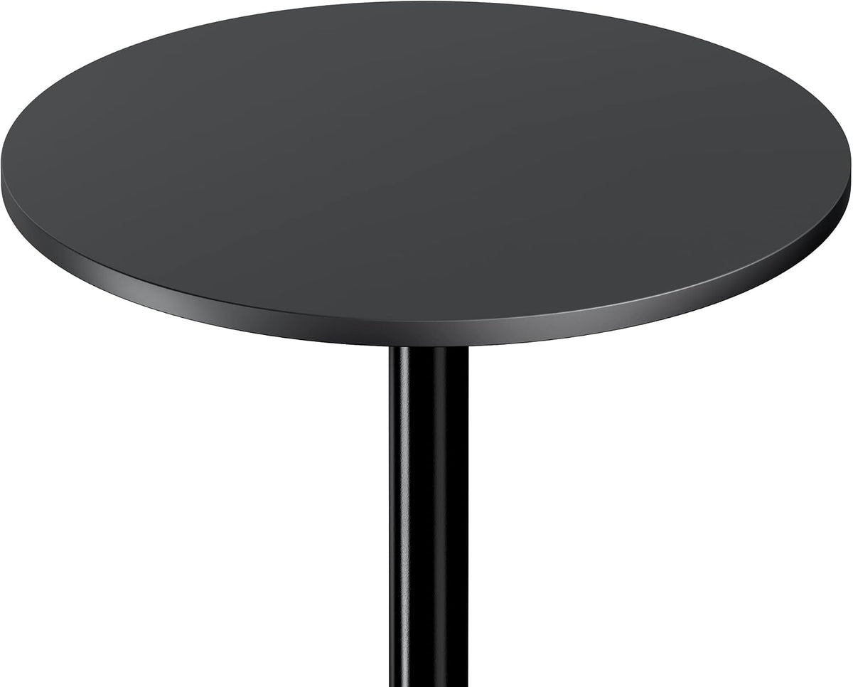 Winsome Obsidion Round Tall Pub Table, Black, 40"
