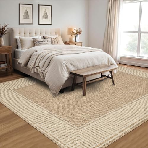 GarveeHome 9x12 Area Rug for Living Room Large Washable Bedroom Rug