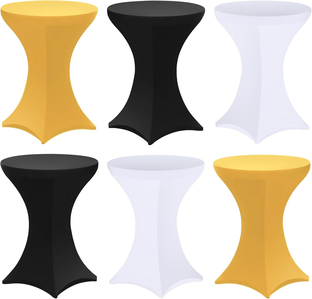 preboun 6 pack cocktail tablecloth, 32 x 43 shown in use