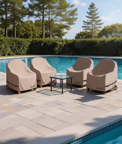 ULTCOVER Patio Adirondack Chair Cover 28W x 31D x 36H in