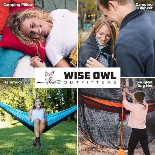Wise Owl Outfitters Hammock Camping Chair for Adults, Adjustable, Green