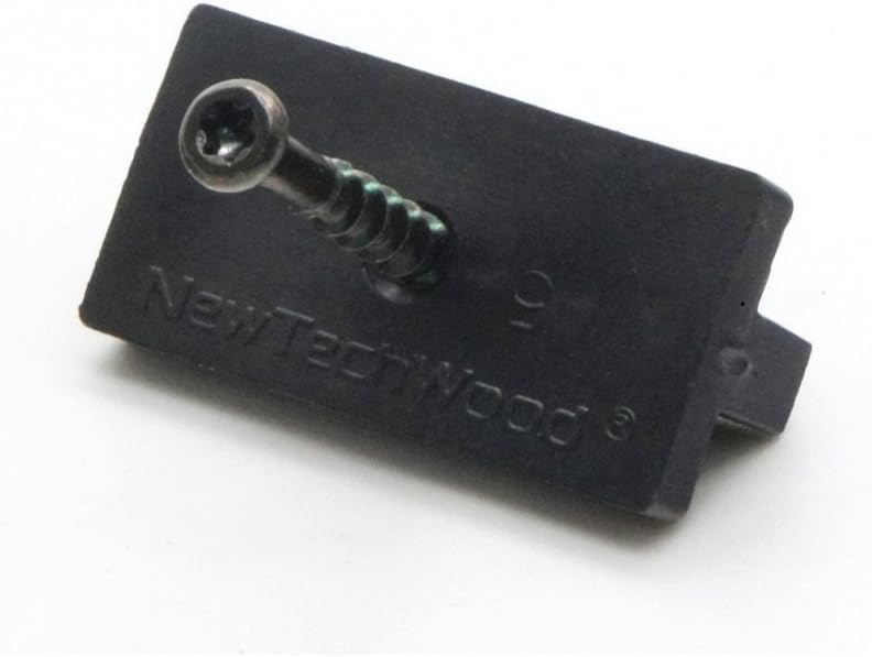 newtechwood pchfs50 50-square feet composite decking hidden fastener, close-up detail