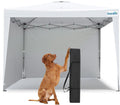 Quictent 10x10 Pop Up Canopy Tent with 2 Sidewalls
