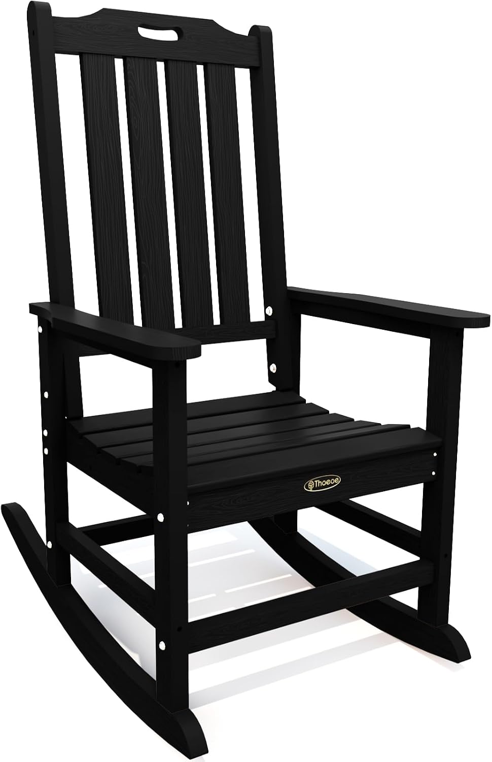 THOEOE Outdoor Rocking Chairs, Oversized Patio Rocking Chair