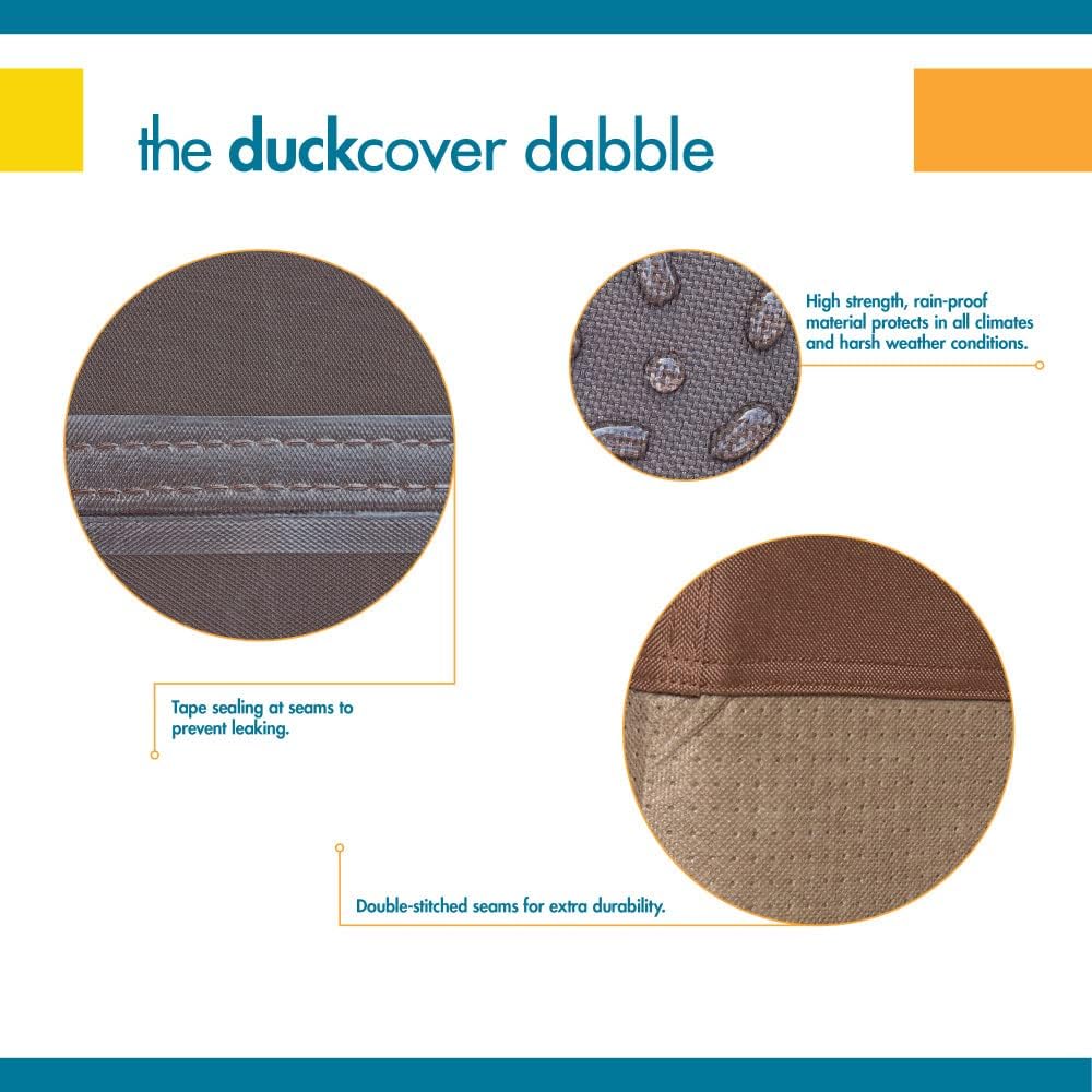 DUCKCOVERS Ultimate Waterproof 32 Inch Square Fire Pit Cover, Patio Furniture Covers