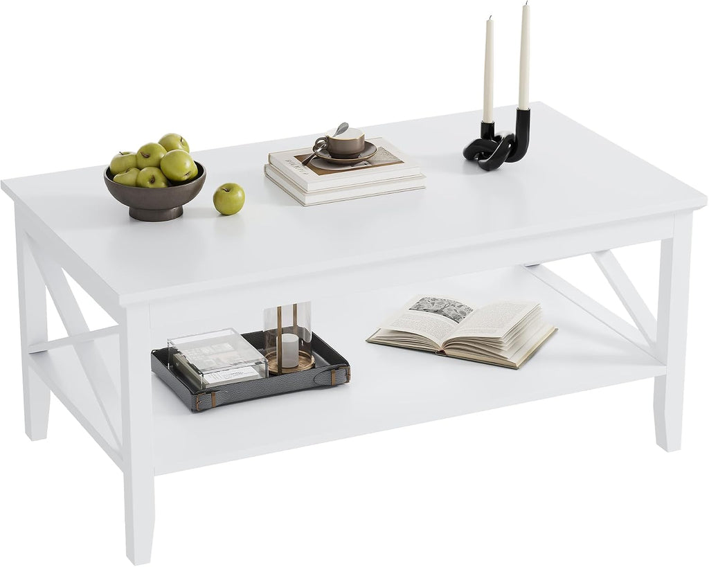 ChooChoo Coffee Table Classic X Design for Living Room