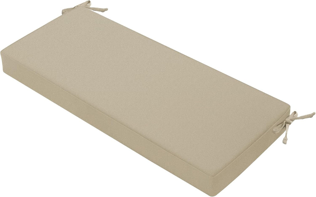 Favoyard Outdoor Bench Cushion, 45 x 18 Inch, Beige