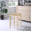 Boraam Square Rush Backless Counter Height Kitchen Stool - Blonde Oak
