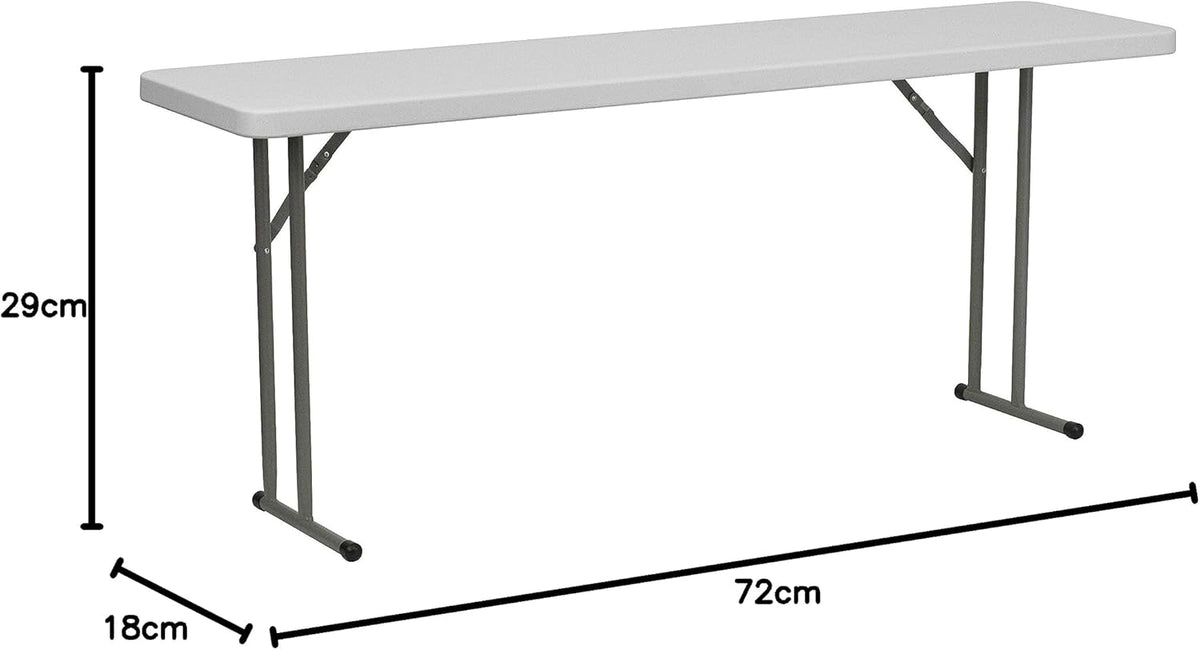 Flash Furniture 6-Foot Granite White Training Table