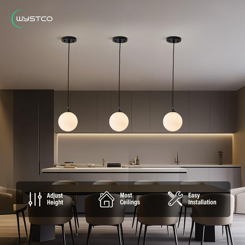 1-light globe chandelier, modern gold pendant lights, smoke shown in use