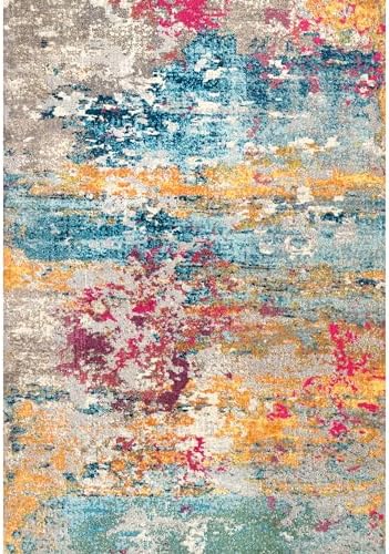 nuLOOM Monet Multicolor Abstract Power Loomed Area Rug, 10' x 14'