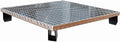 Deck Defender & Grass Guard - Fire Pit Base & Heat Shield - Polished Metal Fireproof Pad for Under Fire Pit - Heat Resistant Protector for Deck, Grass, Patio - Protect Surfaces from Heat Damage