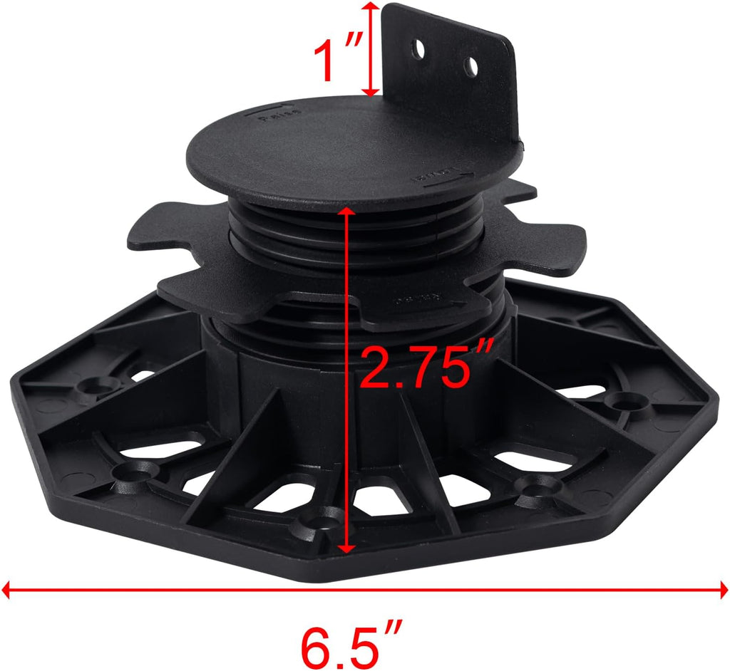 adjustable plastic pedestal paver,floor slate support floor lift,deck shown in use