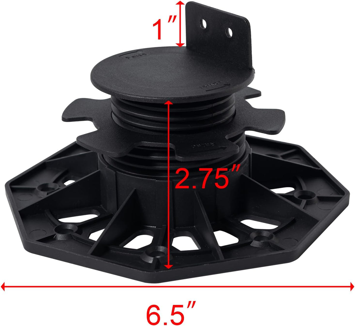 adjustable plastic pedestal paver,floor slate support floor lift,deck shown in use