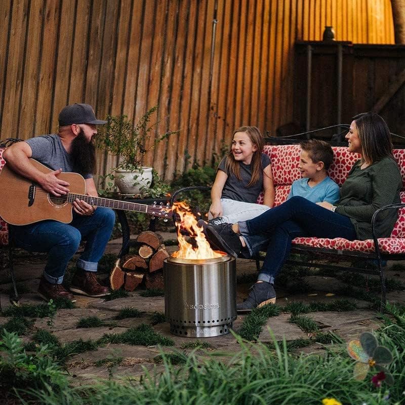 Solo Stove Ranger 2.0 15" Smokeless Fire Pit with Stand | Portable Fire Pit