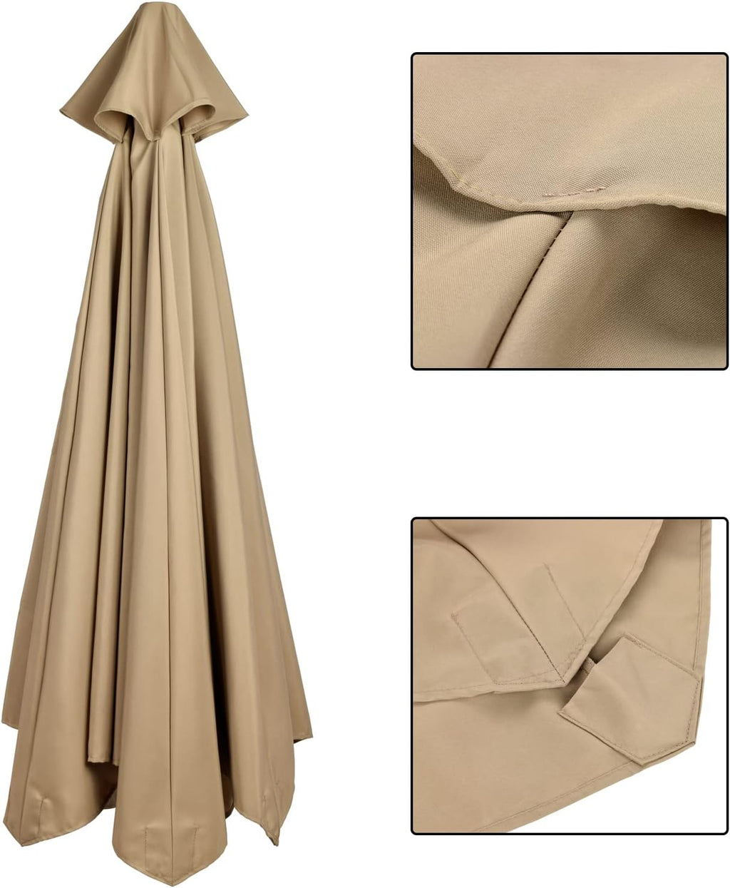 10 ft 6/8 rib umbrella canopy replacement outdoor on a desk or shelf
