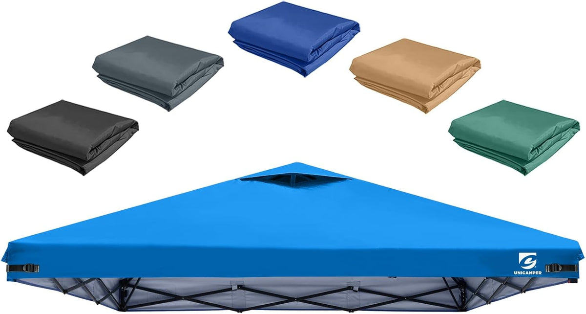 10x10 Pop Up Canopy Replacement Top Cover with Air Vent(Frame NOT INCUDE)