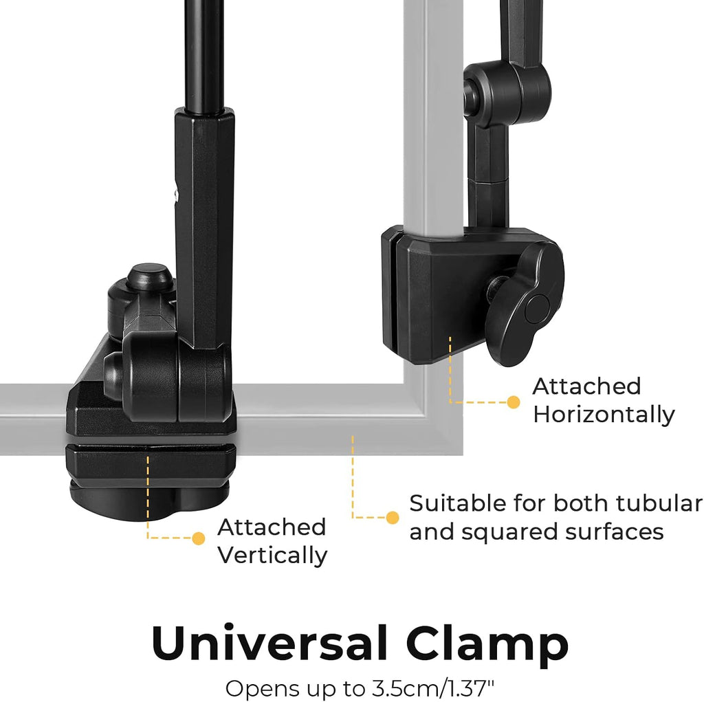 g4free beach chair umbrella with universal clamp upf, side view
