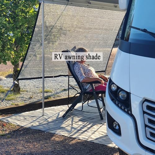 70% 12x25 FT Aluminet Shade Cloth for Car, RV and Camping