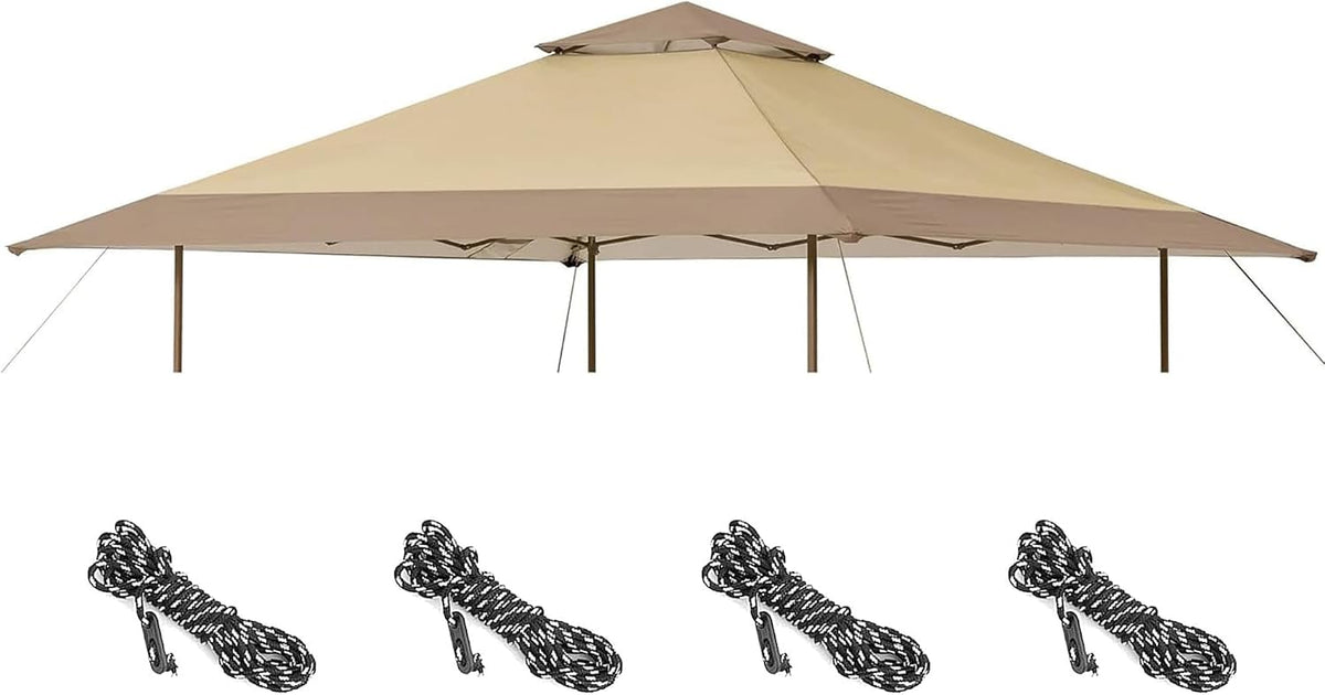 Canopy Replacement Top 13x13, Canopy Cover ONLY, Beige
