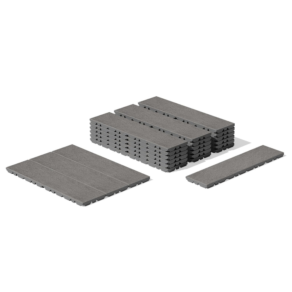 Veradek Outdoor Flooring Series Deck Tiles | Durable Interlocking Deck Tiles for All-Weather Use on Balconies, Patios, and Pools | Customizable Design and Easy Installation