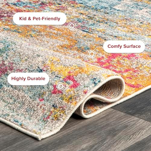 nuLOOM Monet Multicolor Abstract Power Loomed Area Rug, 10' x 14'