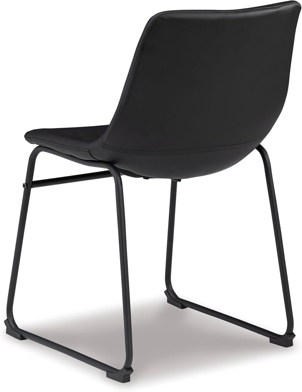 Signature Design by Ashley Centiar Dining Chairs Set of 2, Black