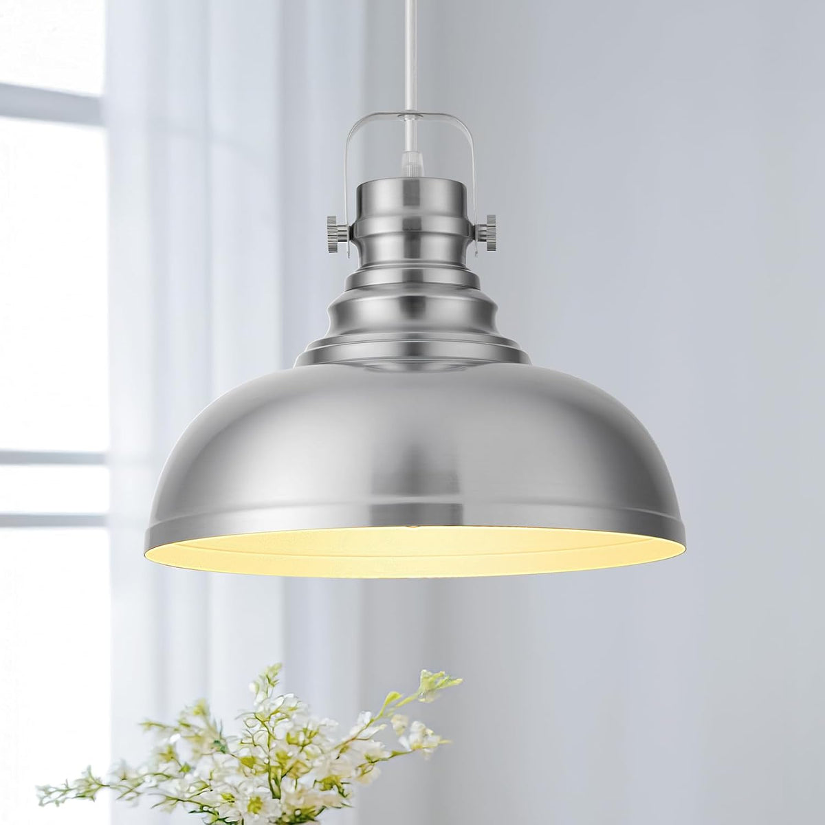 12 inch farmhouse pendant lights kitchen island, 2, close-up detail