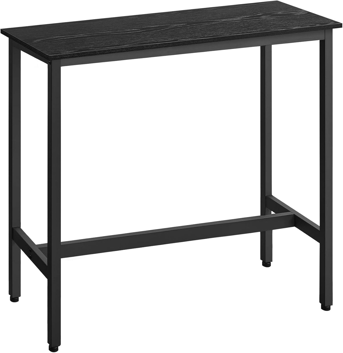 VASAGLE Bar Table, High Top Pub Table, Narrow Long, Metal Frame