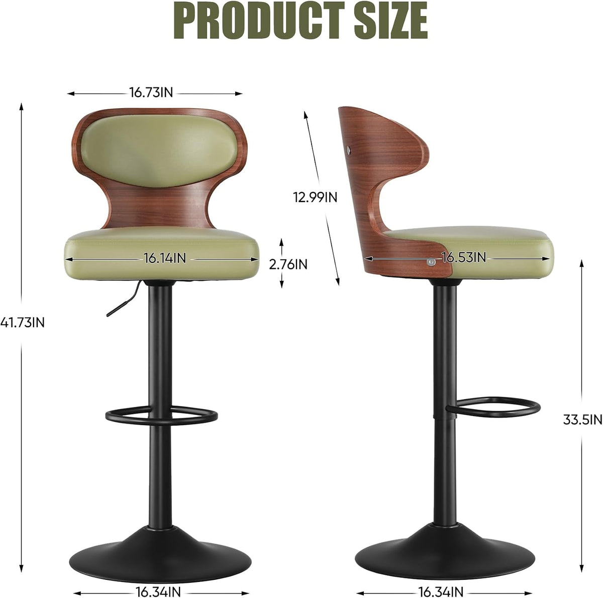 swivel bar stools set of 4,adjustable height bentwood shown in use