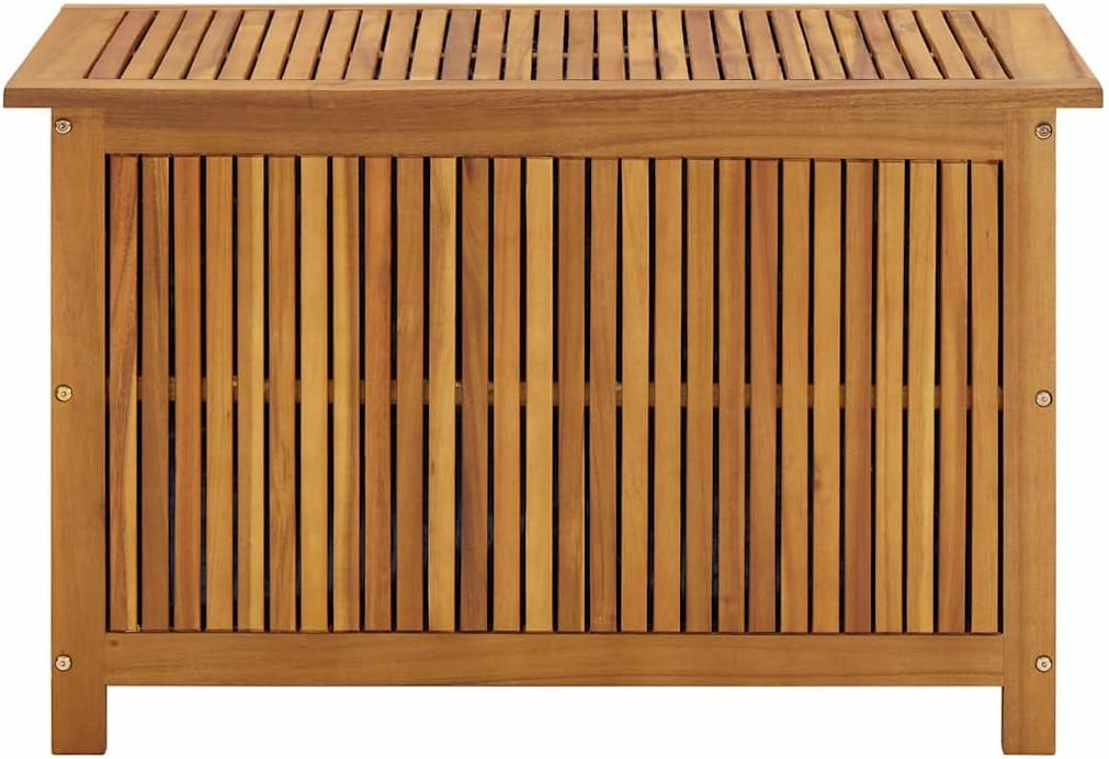 vidaXL Garden Storage Box 35.4"x19.7"x22.8" Solid Wood Acacia