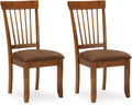 Signature Design by Ashley Berringer Wood Dining Chairs Set of 2, Brown