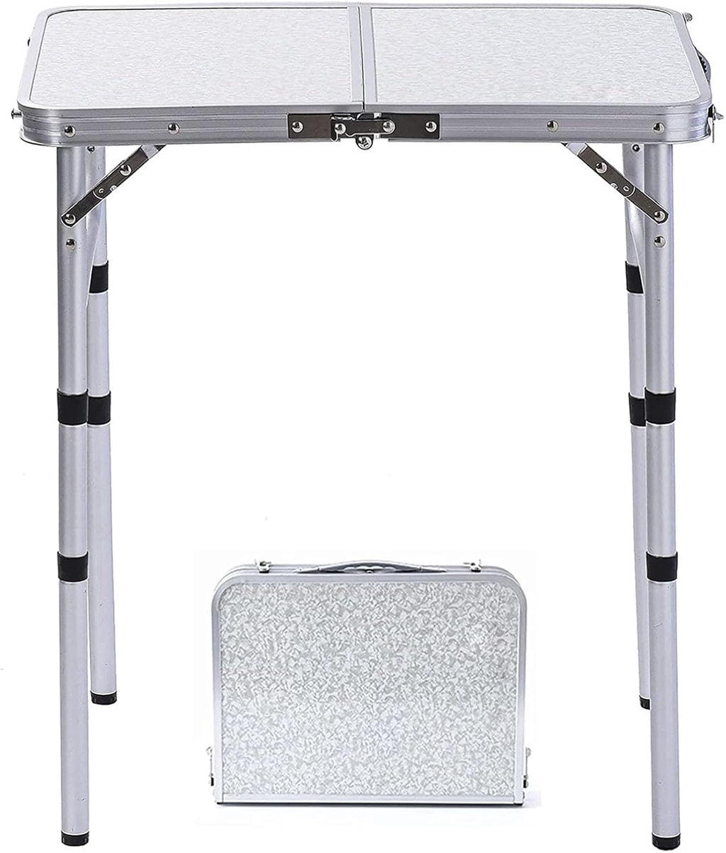YUFIFAIRY Small Folding Table Portable, 24" L x16 W Foldable Camp Table