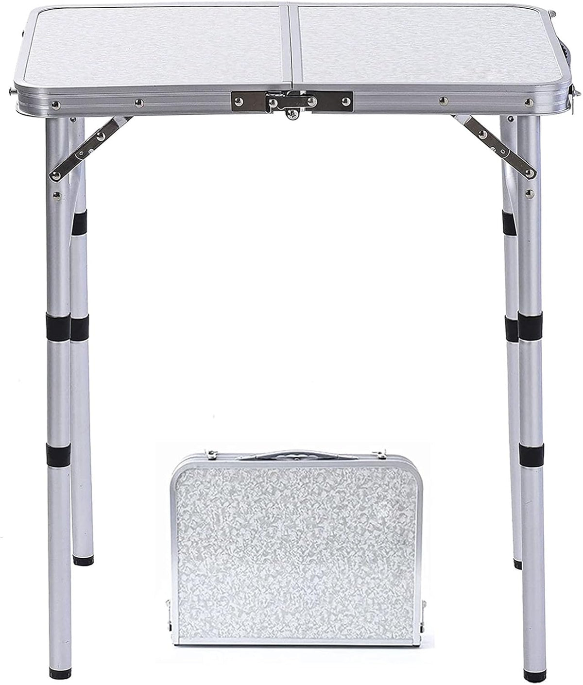 YUFIFAIRY Small Folding Table Portable, 24" L x16 W Foldable Camp Table