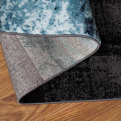 Rugshop Circle Design Contemporary Fade-Resistant Area Rug Gray 12' x 15'
