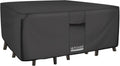 ULTCOVER Waterproof Patio Furniture Cover 126L x 74W in, Black