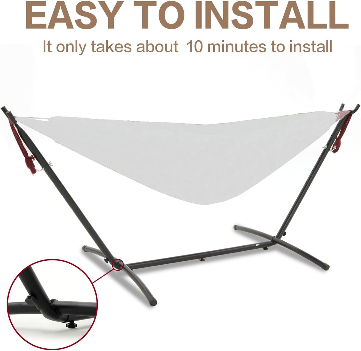 PNAEUT Hammocks Stand Only (Black Stand)