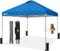 CROWN SHADES 10x10 Pop Up Canopy Tent,Outdoor Canopy, Blue