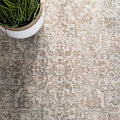 SAFAVIEH Evoke Area Rug 8x10, Large Ivory & Taupe EVK256E