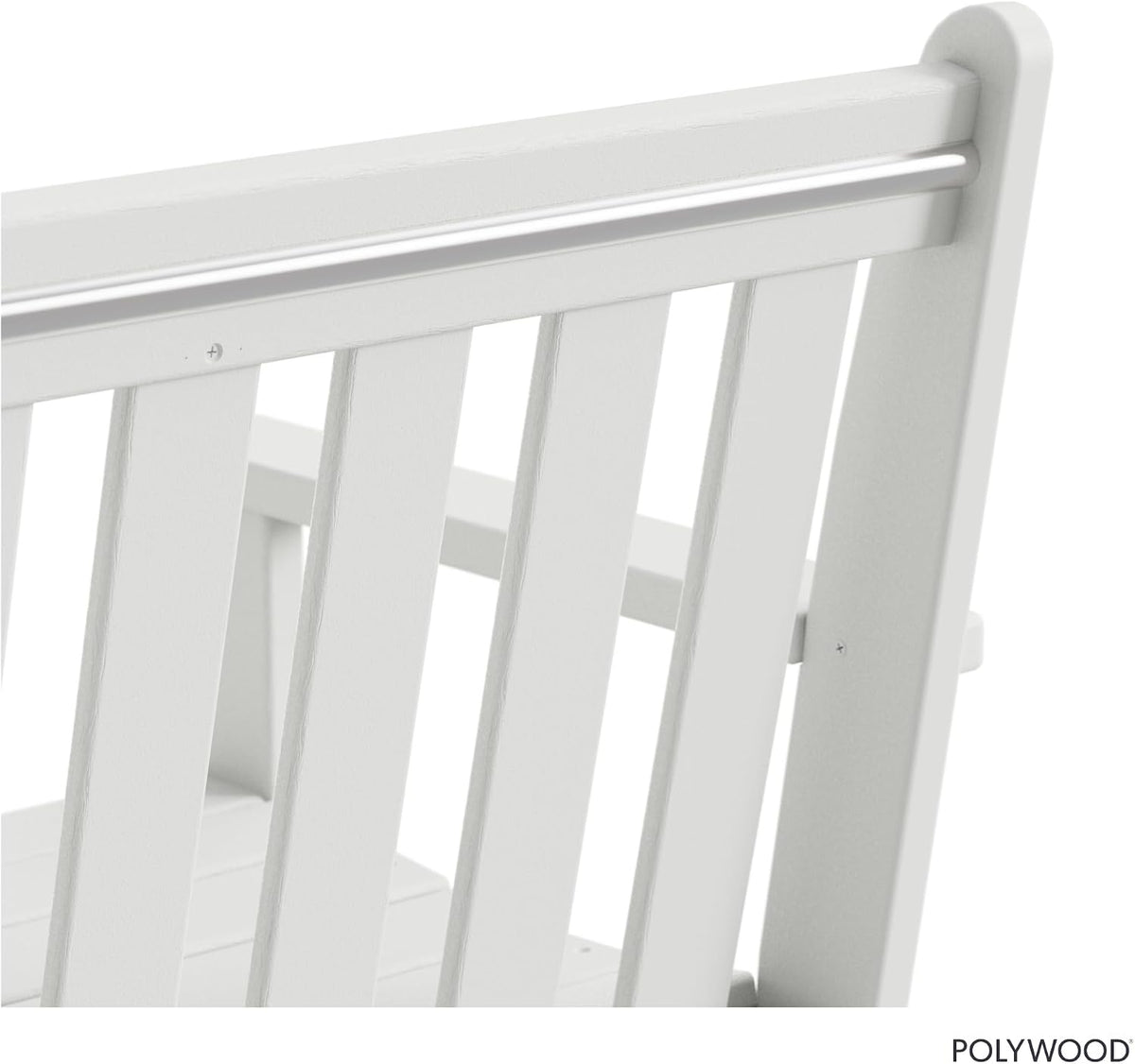 POLYWOOD GNB48WH Vineyard 48" Bench, White