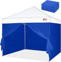MASTERCANOPY 10x10 Sidewall Kit 3 Sidewalls & 1 Doorwall Blue