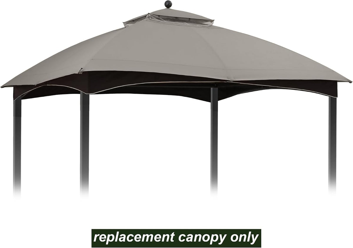 abccanopy gazebo replacement canopy for #gf-12s004b-1, gray shown in use