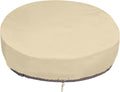 SunPatio Outdoor Daybed Cover Waterproof, 85"L × 88"W × 35"/16"H, Beige