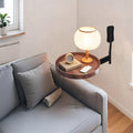 11.8-inch Retractable Wall-Mounted Folding Table with Adjustable Angle