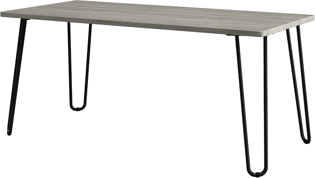 Lavish Home Coffee Table with Hairpin Legs, Gray, 41.25” x 19.5” x 17.75”