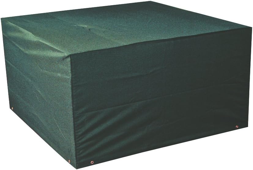 Bosmere Weatherproof Square Fire Pit Cover, 45" x 45" x 20", Green