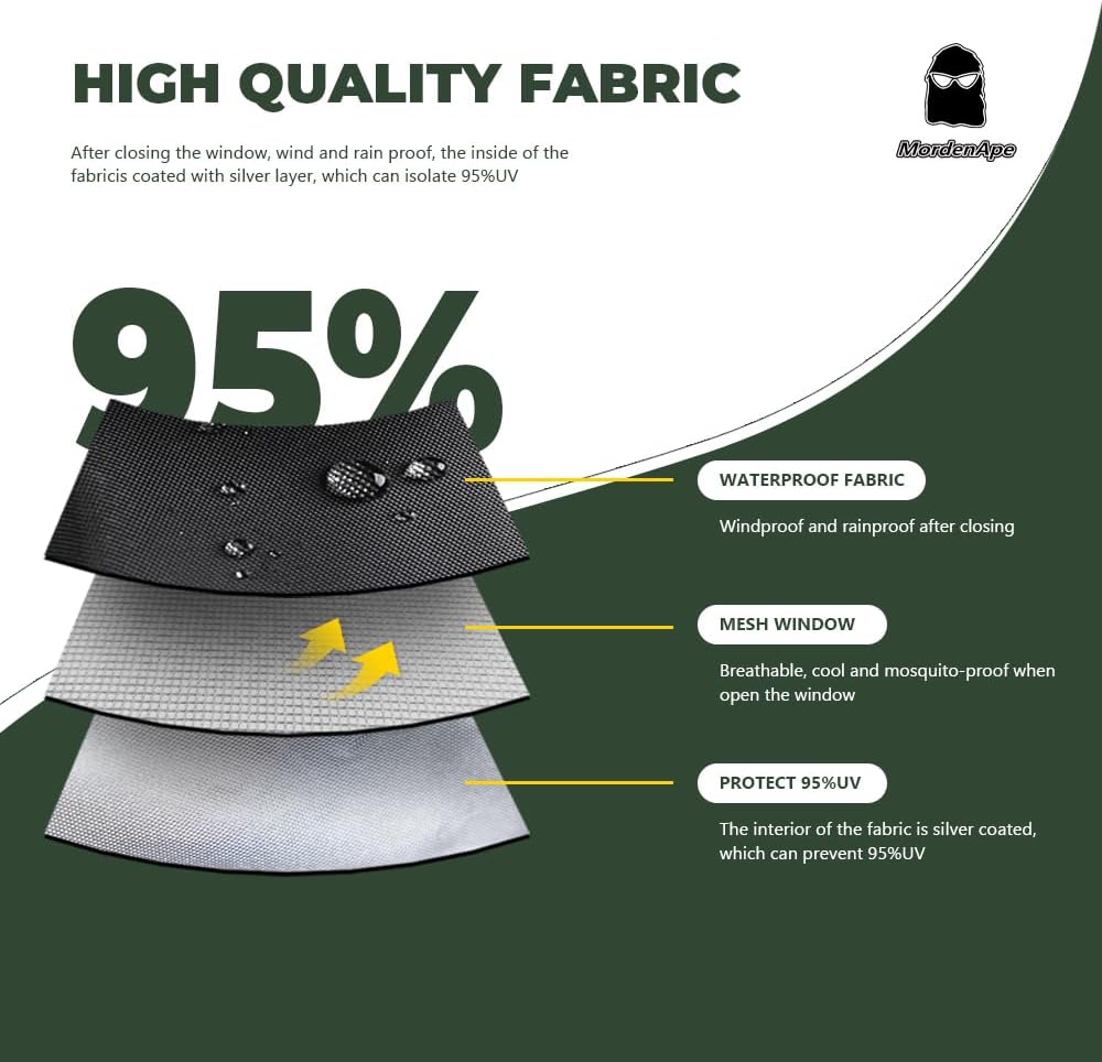 mesh sidewall for 10x10 pop up canopy, side view