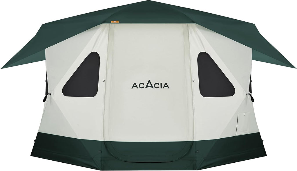 Space Acacia Lite Camping Tent, Pop Up Tents for Camping, Lightweight & Durable Beach Tent, Level 7 Wind Resistance, UPF 50+ | Quick Setup for Camping & Backyard, Banyan