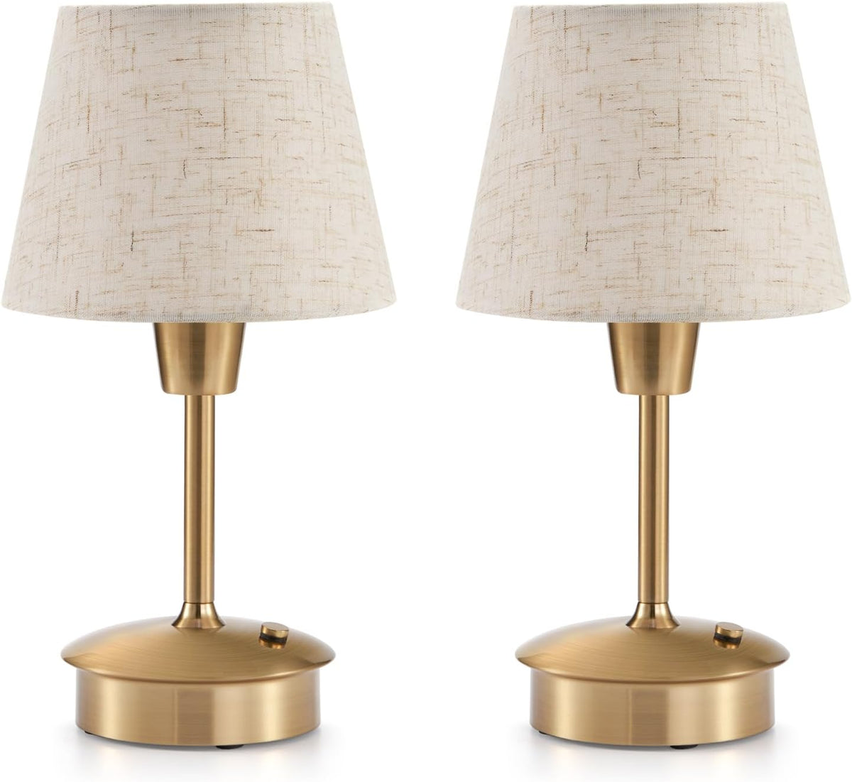 2 Pack Small Rechargeable Cordless Table Lamp for Restaurant Bar